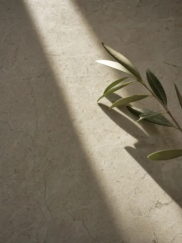 Quartz stone for a JG kitchen in soft daylight